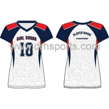 Cut and Sew Volleyball Jersey Manufacturers in Baie Verte