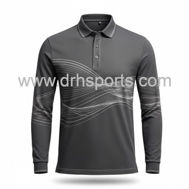 Long Sleeve Polo Shirt Manufacturers, Wholesale Suppliers in Caribbean