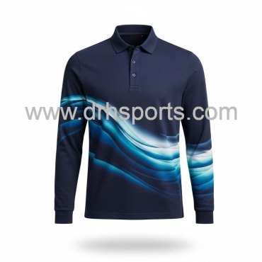 Long Sleeve Polo Shirt Manufacturers, Wholesale Suppliers in Caribbean