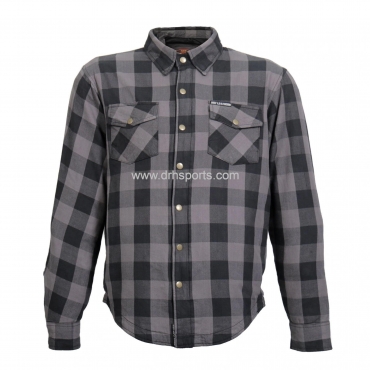 Black And Gray Long Sleeve Flannel Manufacturers, Wholesale Suppliers